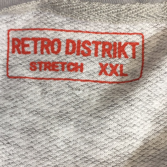 🎉Retro Distrikt Long Bodied Short-sleeve Hoodie - Picture 5 of 6